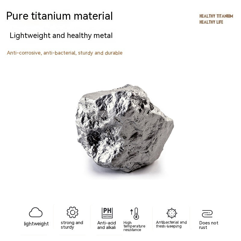 Outdoor Titanium Kettle Boiling Water Camping Household PearlNestDecor.com