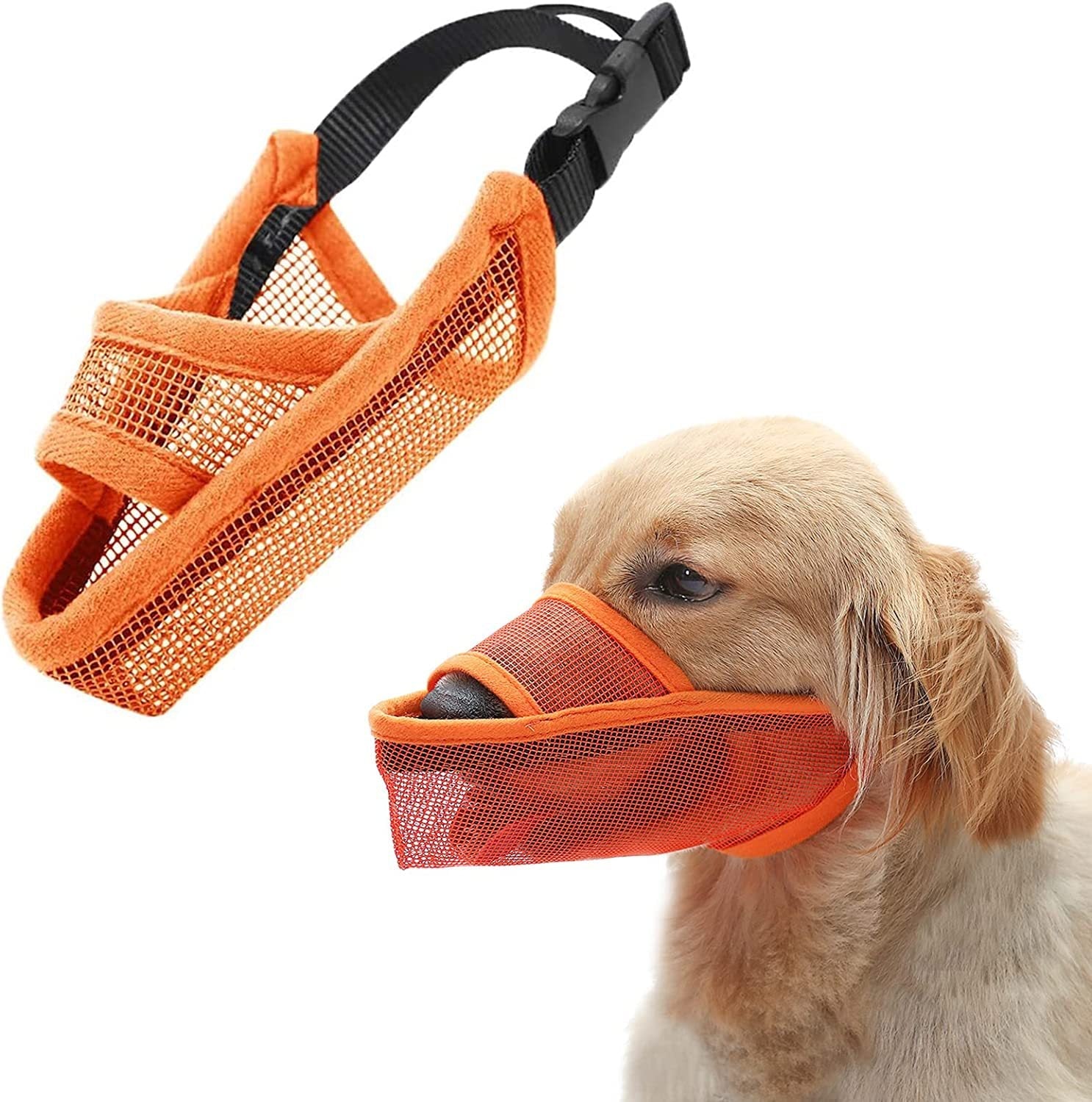 Breathable Mesh Muzzle For Dogs Anti-bite Anti-barking Anti-eating Anti-barking For Large Medium And Small Dogs Pets Fashion