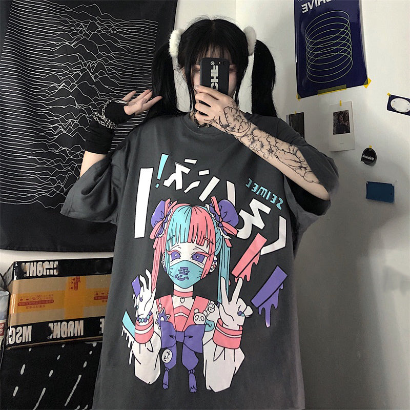 Anime loose T-shirt