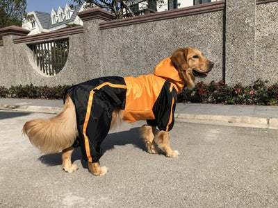 Large dog pet raincoat Pets Fashion