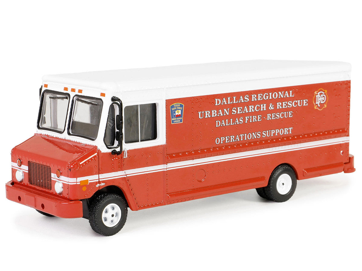 2019 Step Van "Dallas Regional Urban Search & Rescue - Dallas Fire Department Texas" Red with White Top "H.D. Trucks" Series 25 1/64 Diecast Model Car by Greenlight LuxuryLifeWay Online Store