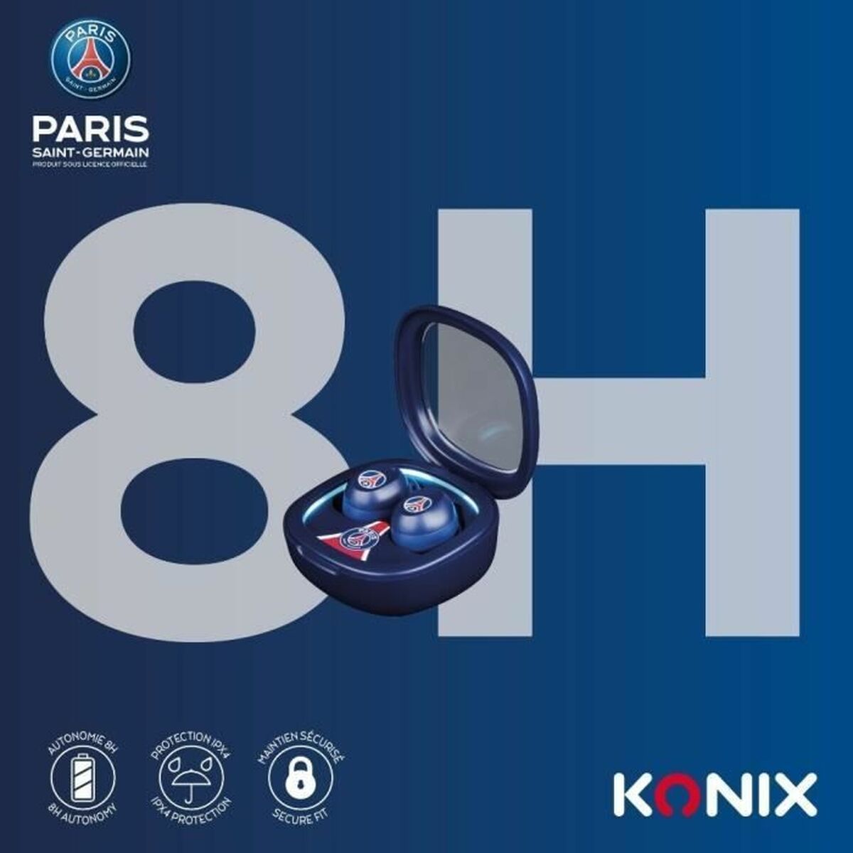 Headphones KONIX Blue LuxuryLifeWay Online Store