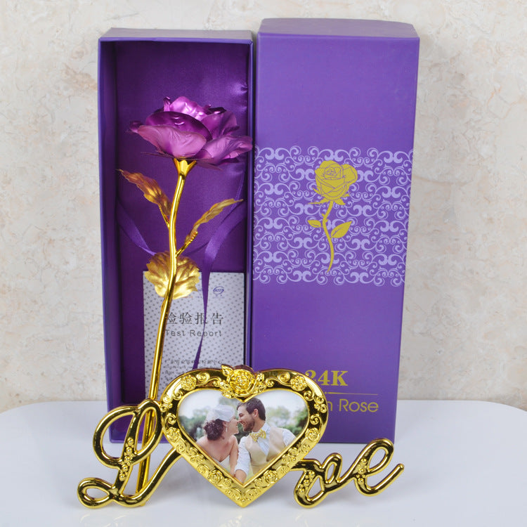 Golden Rose Valentine's Day Gift LuxuryLifeWay Online Store