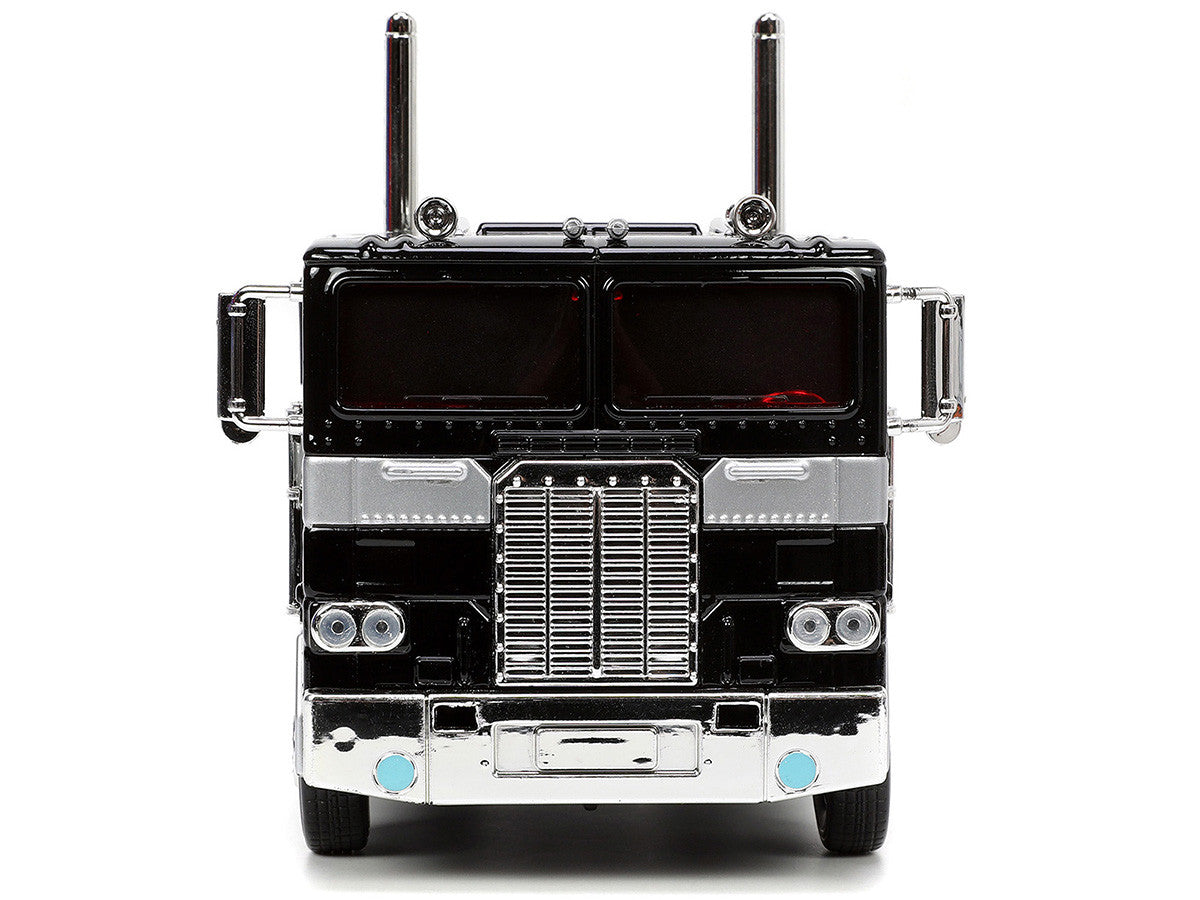 Decepticon Nemesis Prime with Robot on Chassis "Transformers" TV Series "Hollywood Rides" Series 1/24 Diecast Model by Jada LuxuryLifeWay Online Store