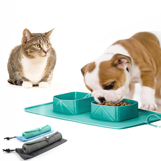 Pet Bowl Silicone Folding Pet Bowl Pets Fashion