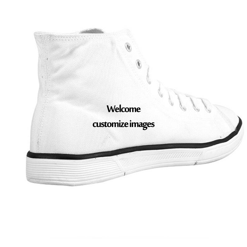Custom High-Top Canvas Shoes for Adults LadyShow.Store