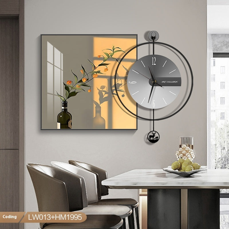 Modern Luxury Watch Creative Wall Clock Living Room PearlNestDecor.com