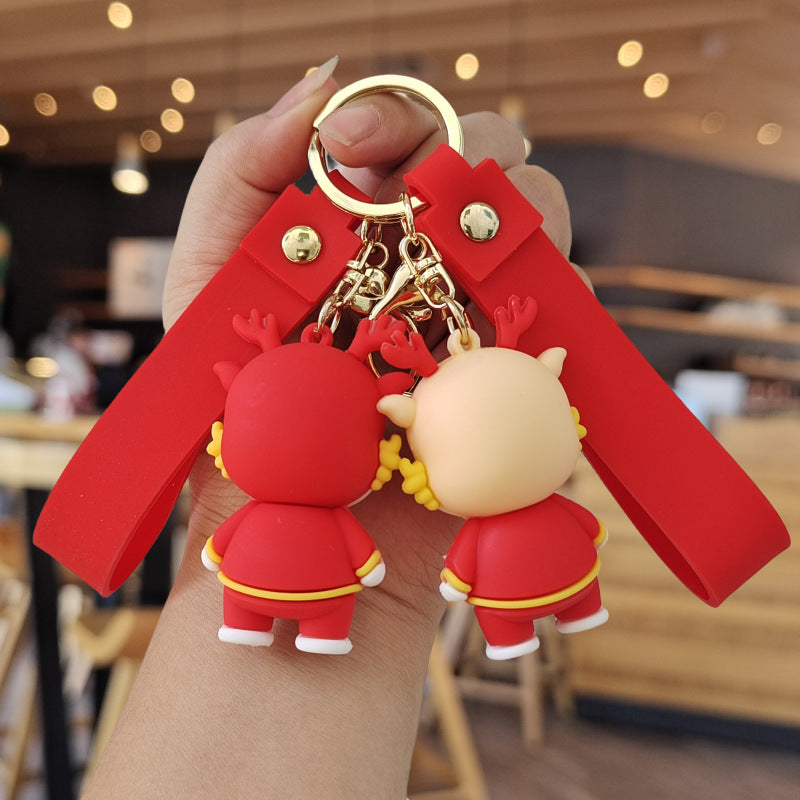 Creative Cute Little Dragon Shape Keychain Pendant LadyShow.Store