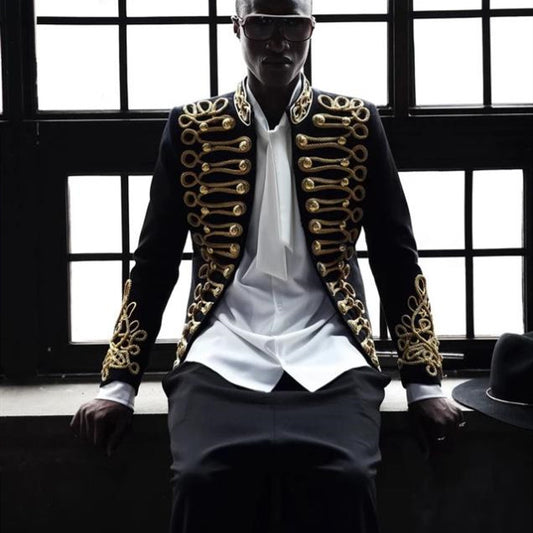 Gold Rope Slim Jacket for Gentlemen's Court Suit Pi-Mart