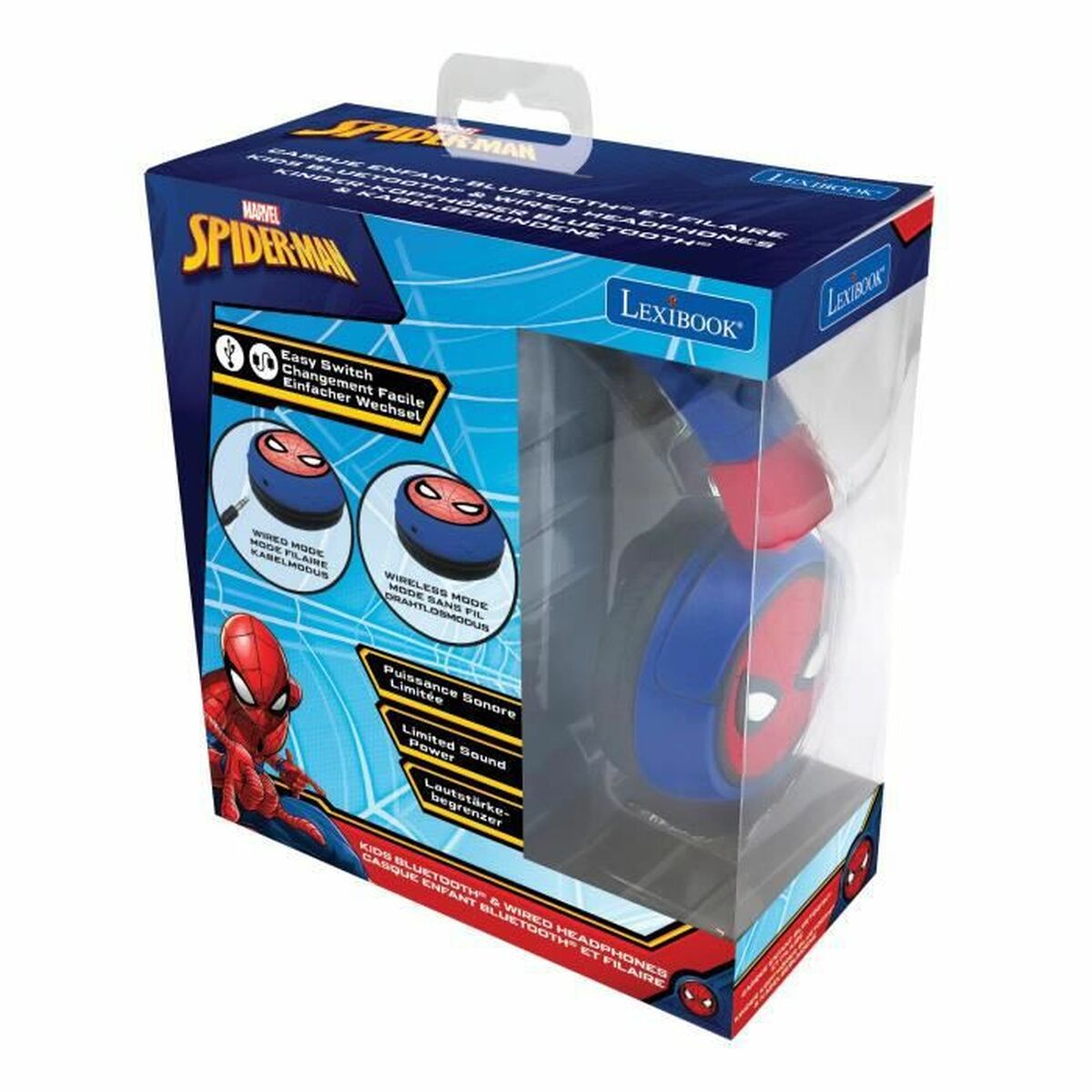 Headphones Lexibook Spider-Man Black LuxuryLifeWay Online Store