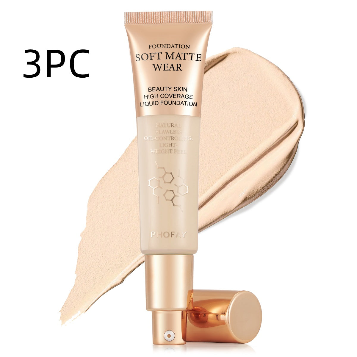 PHOFAY Full Coverage Foundation LadyShow.Store