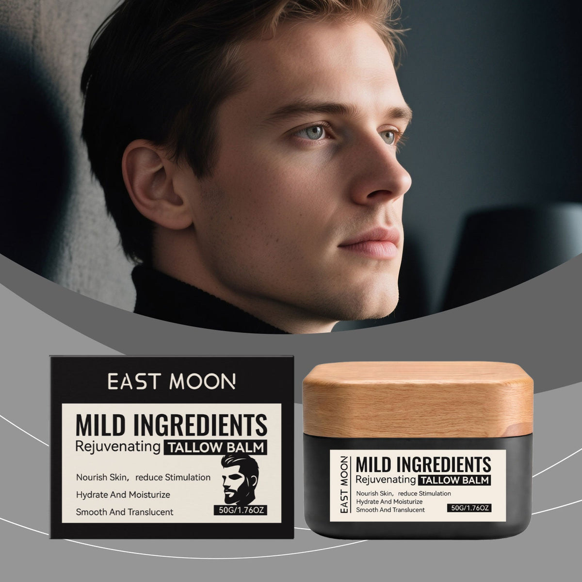 Men's Facial Moisturizer 50g 1box Tri Light Beauty