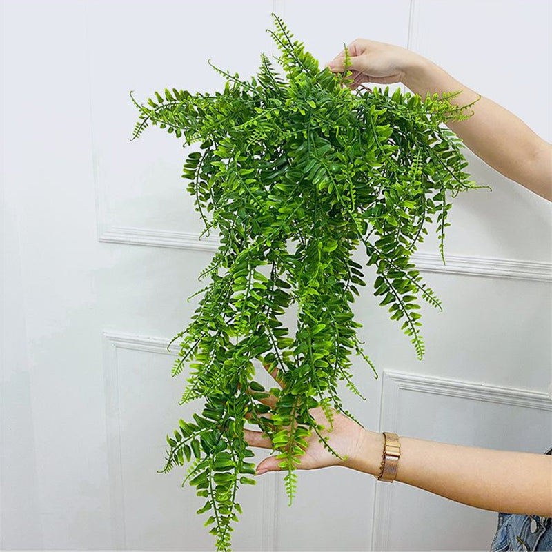 Artificial Hanging Fern Plant Decor Pi-Mart