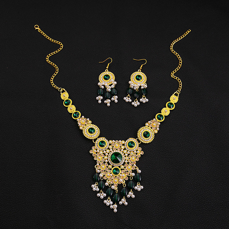 European And American Luxurious Exaggerating Jewelry Suit Retro LadyShow.Store