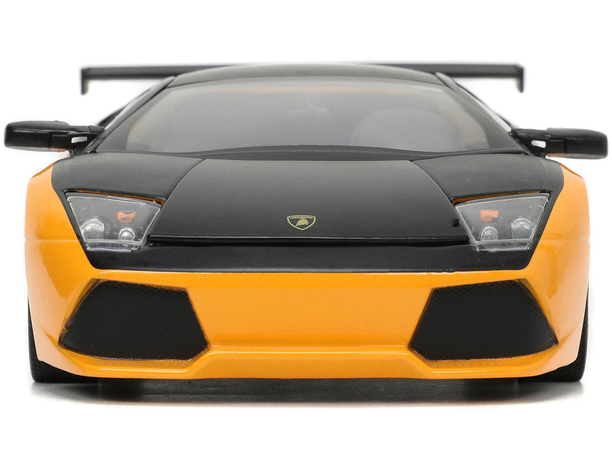 Lamborghini Murcielago LP 640 Yellow Metallic and Matt Black "Hyper-Spec" Series 1/24 Diecast Model Car by Jada LuxuryLifeWay Online Store