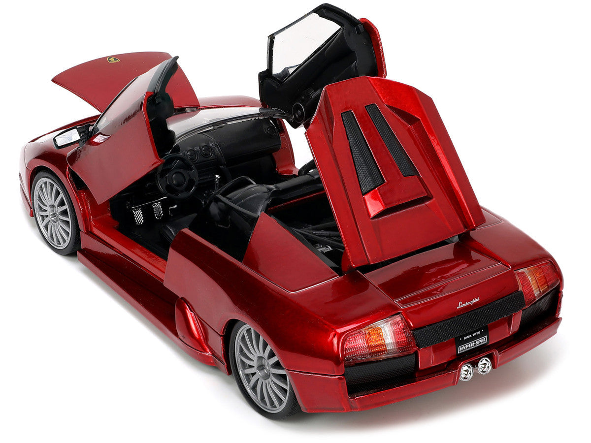 Lamborghini Murcielago Roadster Red Metallic "Hyper-Spec" Series 1/24 Diecast Model Car by Jada LuxuryLifeWay Online Store
