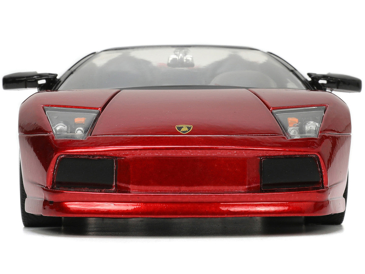 Lamborghini Murcielago Roadster Red Metallic "Hyper-Spec" Series 1/24 Diecast Model Car by Jada LuxuryLifeWay Online Store
