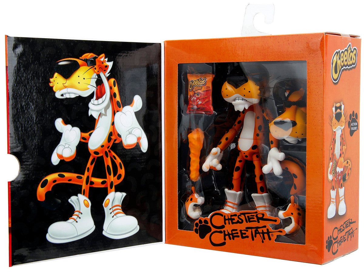 Chester Cheetah 5.5" Figure with Accessories and Alternate Head and Hands "Cheetos Crunchy" model by Jada LuxuryLifeWay Online Store