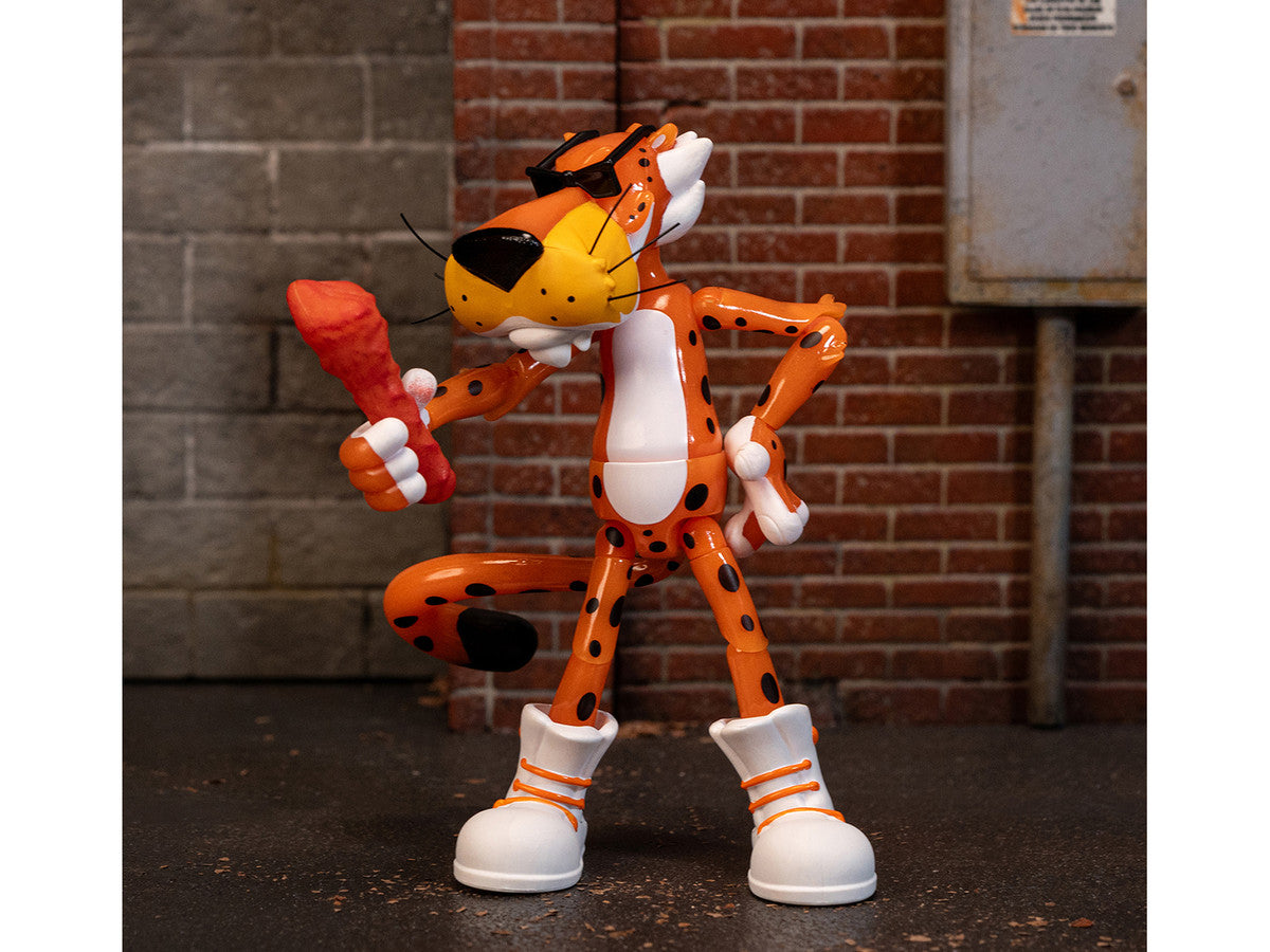 Chester Cheetah 5.5" Glow-in-the-Dark Figure with Accessories and Alternate Head and Hands "Flamin' Hot Cheetos Crunchy" Model by Jada LuxuryLifeWay Online Store