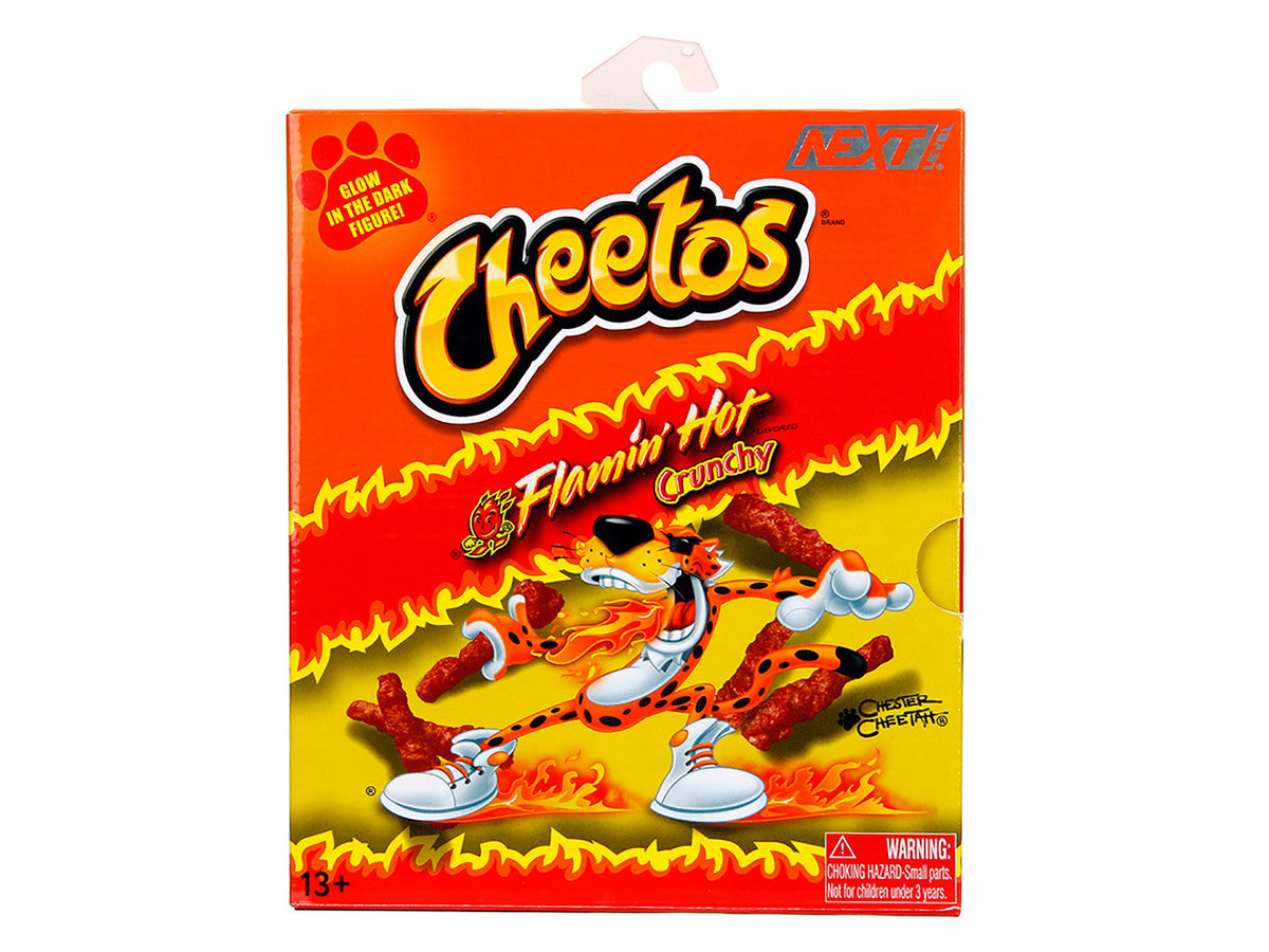 Chester Cheetah 5.5" Glow-in-the-Dark Figure with Accessories and Alternate Head and Hands "Flamin' Hot Cheetos Crunchy" Model by Jada LuxuryLifeWay Online Store