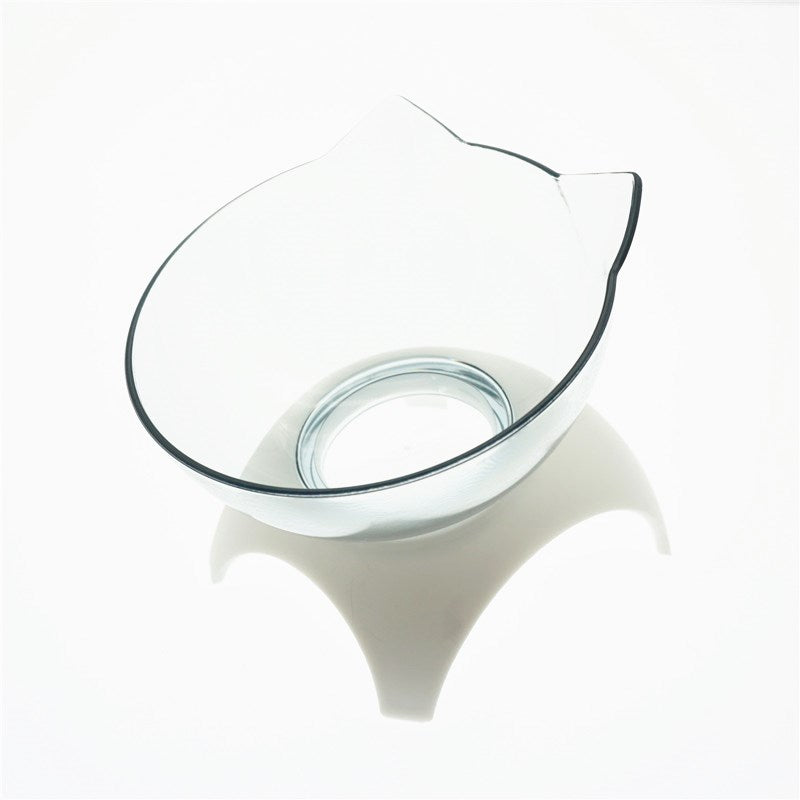 Cat Double Bowl Cat Food Bowl Protects Cervical Vertebra Pets Fashion