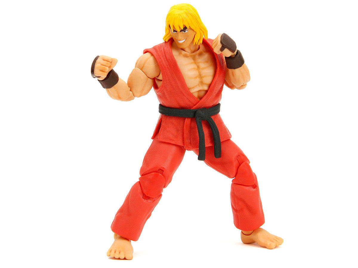 Ken 6" Moveable Figure with Accessories and Alternate Head and Hands "Ultra Street Fighter II: The Final Challengers" (2017) Video Game Model by Jada LuxuryLifeWay Online Store