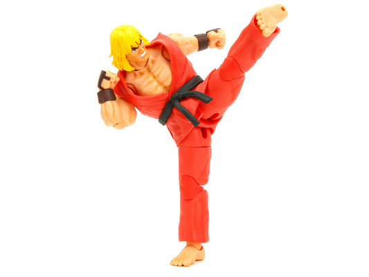 Ken 6" Moveable Figure with Accessories and Alternate Head and Hands "Ultra Street Fighter II: The Final Challengers" (2017) Video Game Model by Jada LuxuryLifeWay Online Store