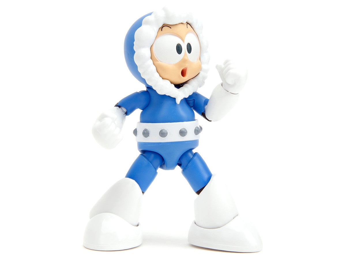 Ice Man 4" Moveable Figure with Accessories and Alternate Head and Hands "Mega Man" (1987) Video Game model by Jada LuxuryLifeWay Online Store