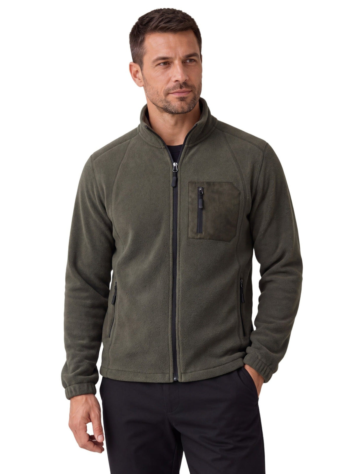 2026 Autumn Winter Cross-Border Trade Thickened Men's Fleece Sweatshirt For Outdoor Casual Wear, Men's Warm Fleece-Lined Sweatshirt NorixaFashion.com