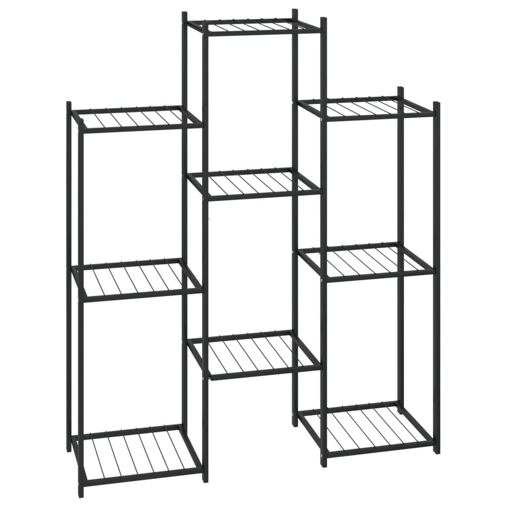 Flower Stand 32.7"x9.8"x39.4" Black Iron LuxuryLifeWay Online Store