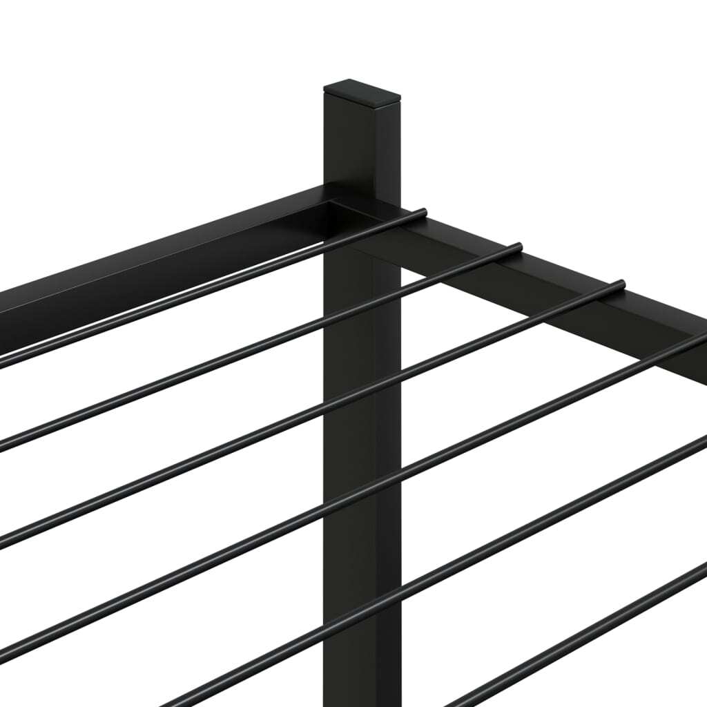 Flower Stand 32.7"x9.8"x39.4" Black Iron LuxuryLifeWay Online Store