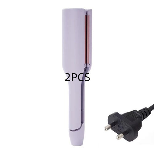 Hair Curling Iron 32mm Deep Wave Hair Curler 4 Temperature Adjustable Fast Heating Crimping Iron Styler Wand For All Hair Style LadyShow.Store