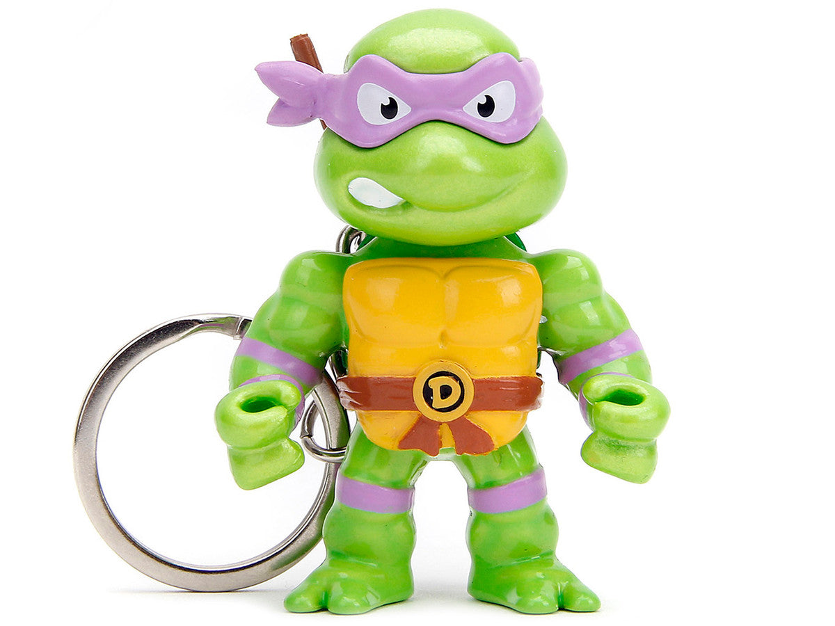 Set of 4 Diecast Figure Key Chains "Teenage Mutant Ninja Turtles" TV Series "Metalfigs" Series Diecast Models by Jada LuxuryLifeWay Online Store