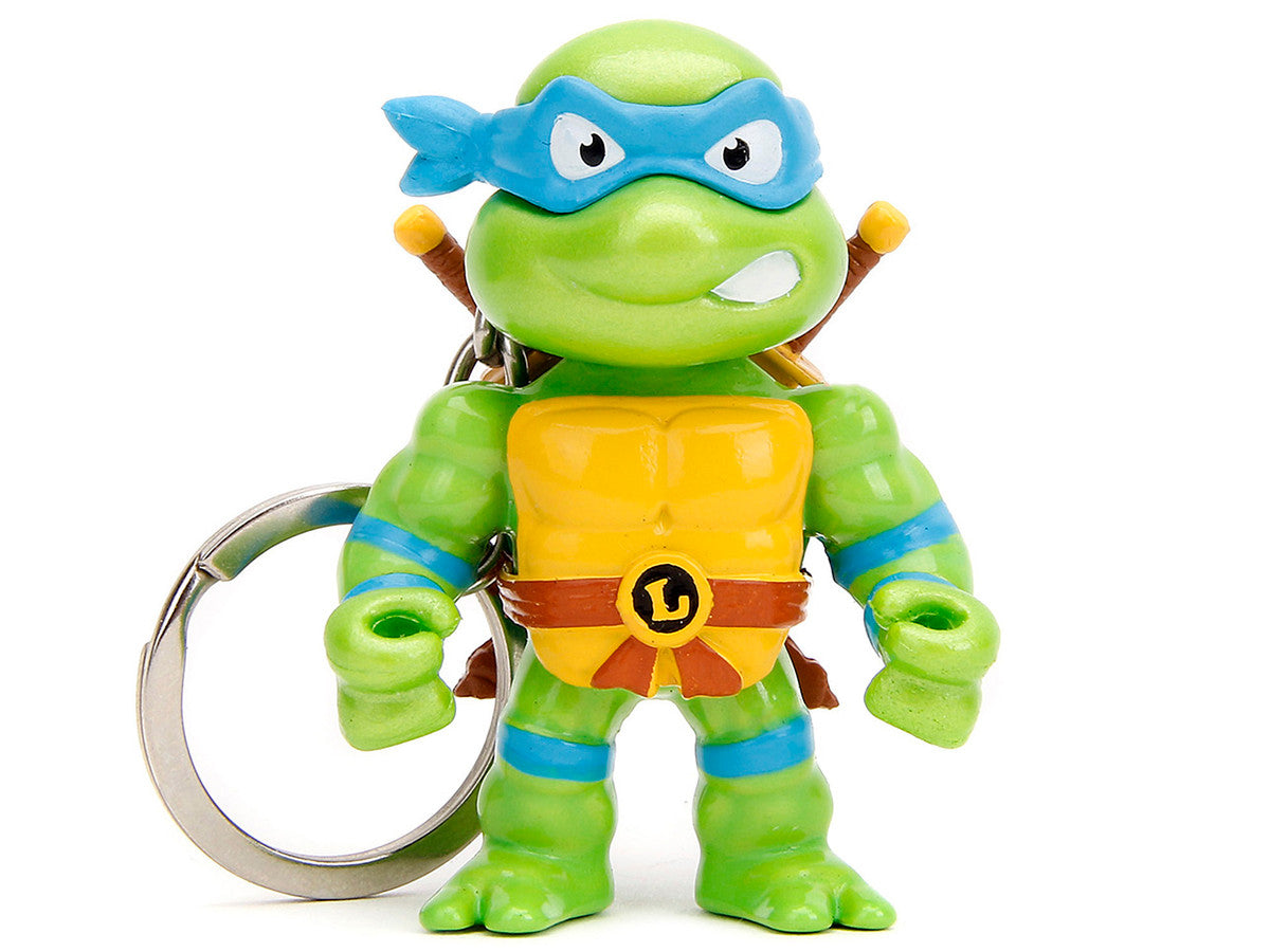 Set of 4 Diecast Figure Key Chains "Teenage Mutant Ninja Turtles" TV Series "Metalfigs" Series Diecast Models by Jada LuxuryLifeWay Online Store