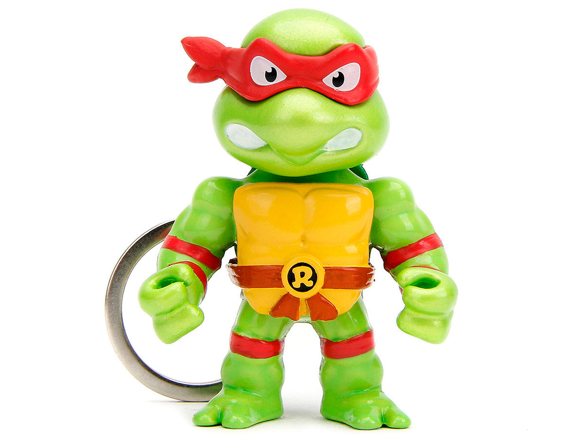 Set of 4 Diecast Figure Key Chains "Teenage Mutant Ninja Turtles" TV Series "Metalfigs" Series Diecast Models by Jada LuxuryLifeWay Online Store