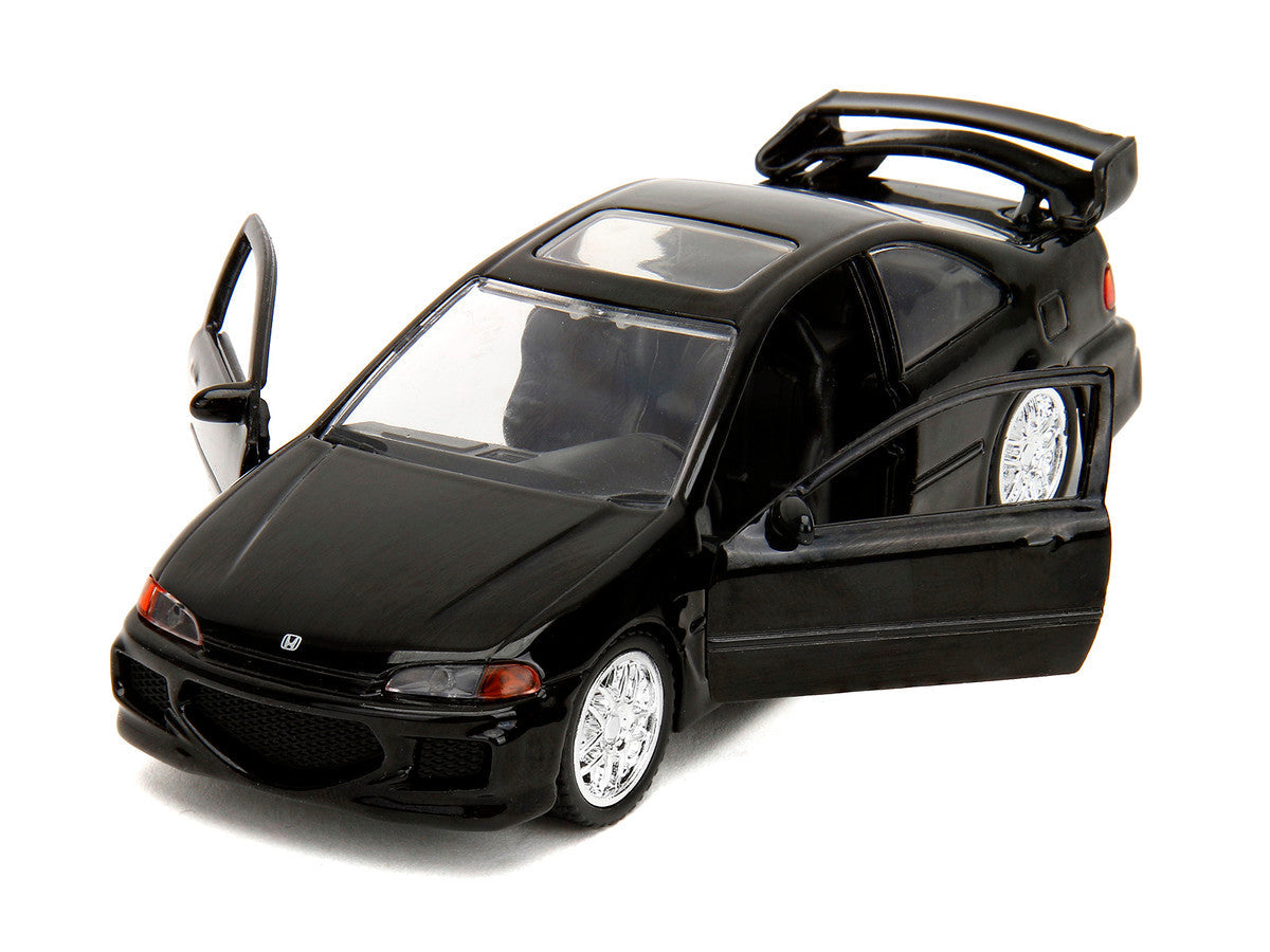 Heist Honda Civic EJ1 Black "The Fast and the Furious" (2001) Movie "Fast & Furious" Series 1/32 Diecast Model Car by Jada LuxuryLifeWay Online Store