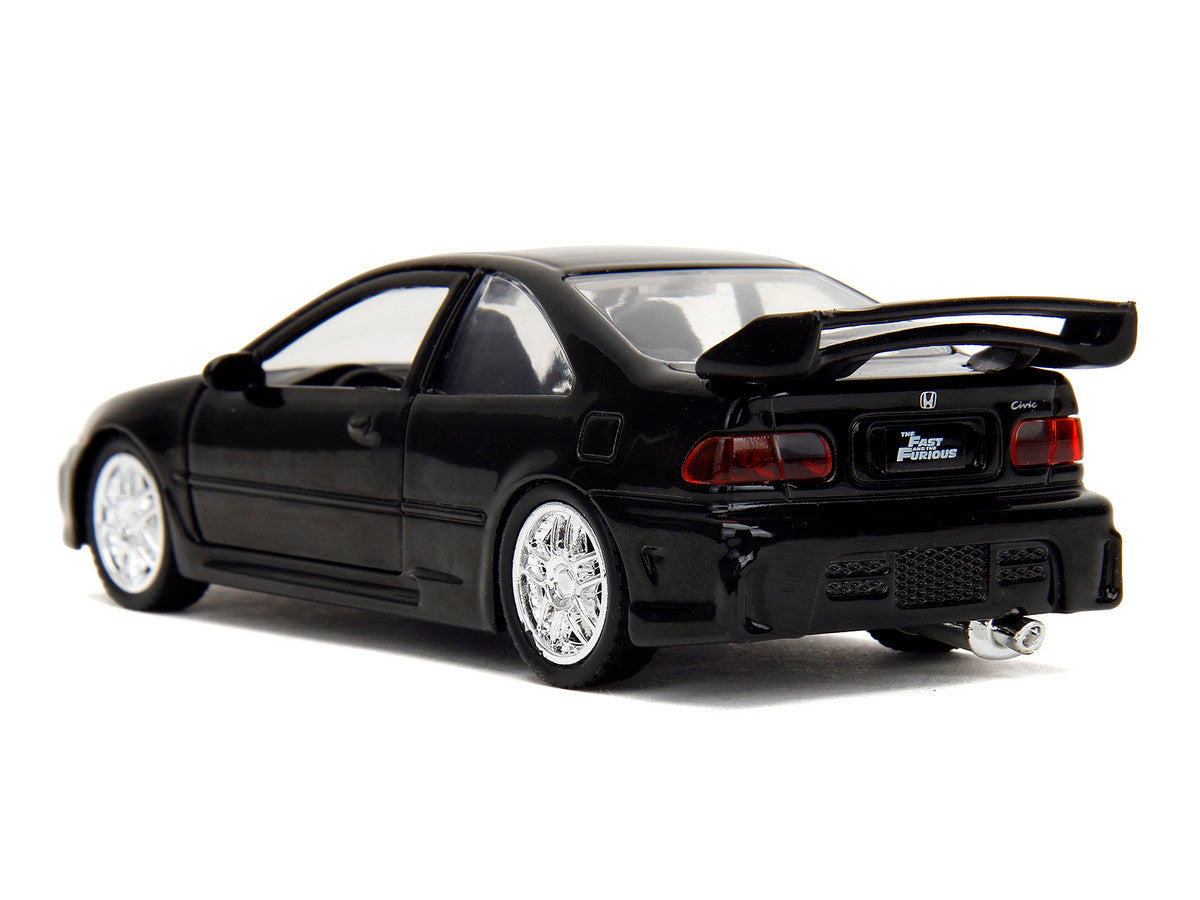 Heist Honda Civic EJ1 Black "The Fast and the Furious" (2001) Movie "Fast & Furious" Series 1/32 Diecast Model Car by Jada LuxuryLifeWay Online Store