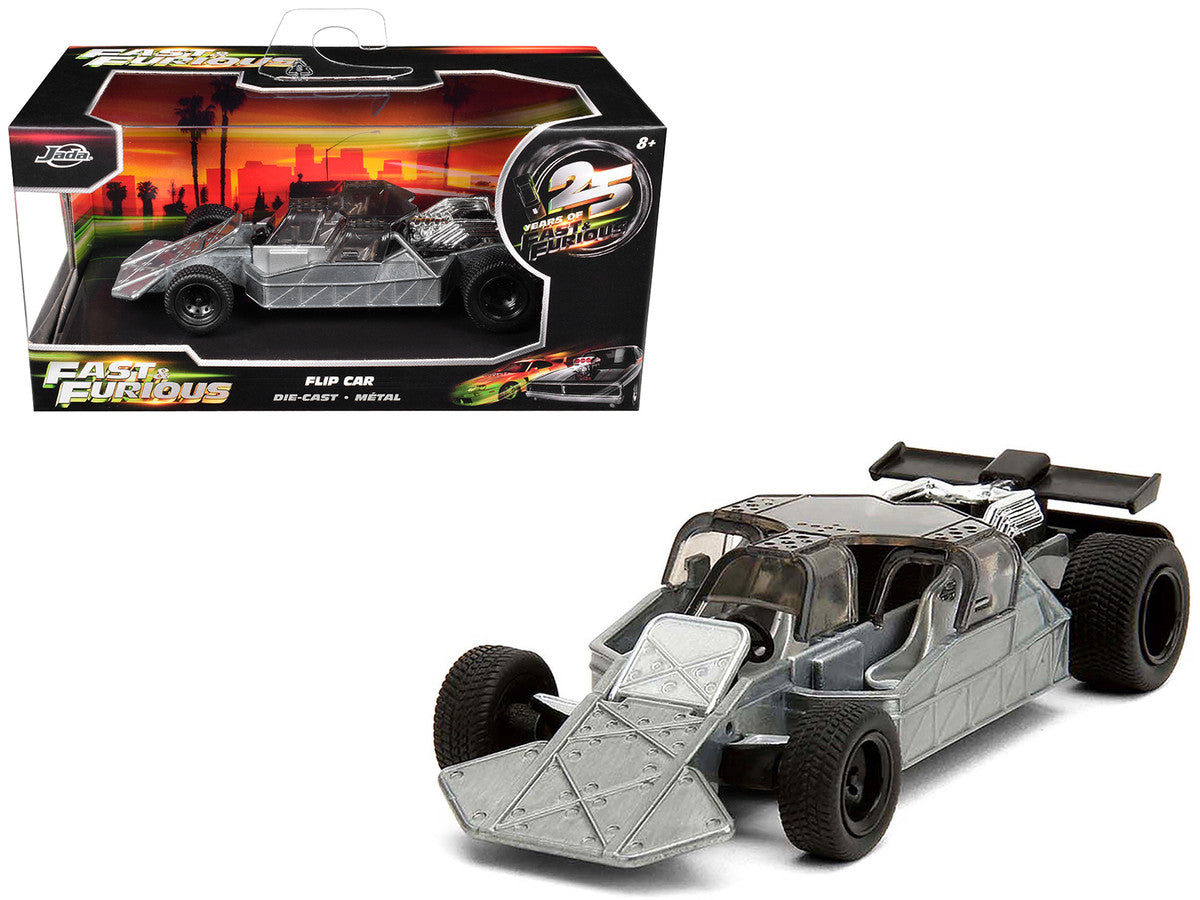 Flip Car Raw Metal "Fast & Furious 6" (2013) Movie "25 Years of Fast & Furious" Series 1/32 Diecast Model Car by Jada LuxuryLifeWay Online Store