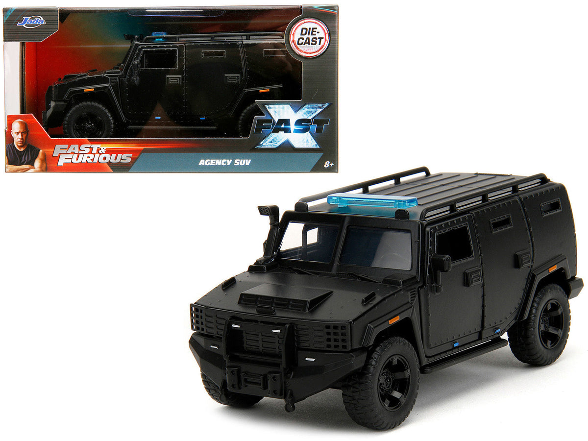 Agency SUV Matt Black "Fast X" (2023) Movie "Fast & Furious" Series 1/32 Diecast Model Car by Jada LuxuryLifeWay Online Store