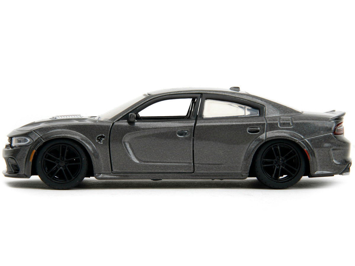 2021 Dodge Charger SRT Hellcat Gray Metallic "Fast X" (2023) Movie "Fast & Furious" Series 1/32 Diecast Model Car by Jada LuxuryLifeWay Online Store