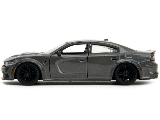 2021 Dodge Charger SRT Hellcat Gray Metallic "Fast X" (2023) Movie "Fast & Furious" Series 1/32 Diecast Model Car by Jada LuxuryLifeWay Online Store