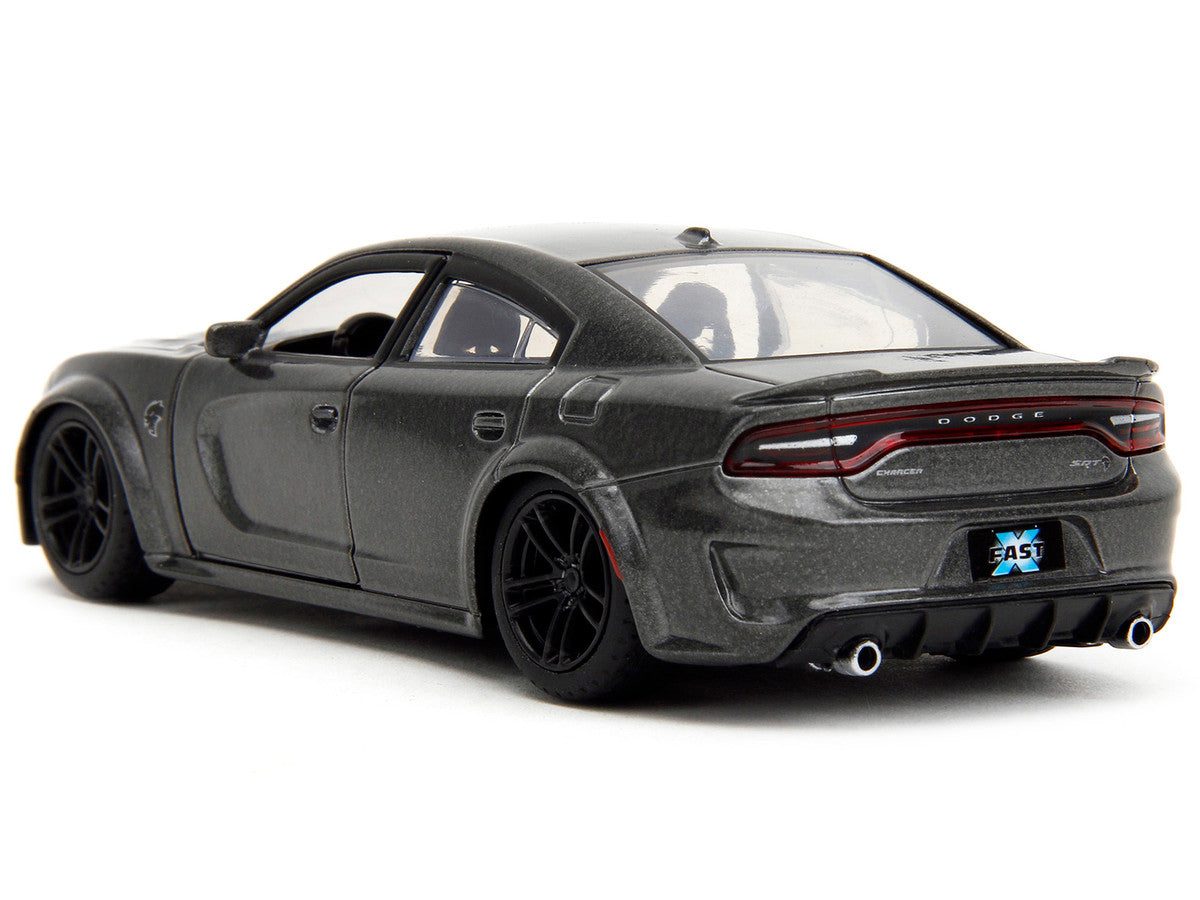 2021 Dodge Charger SRT Hellcat Gray Metallic "Fast X" (2023) Movie "Fast & Furious" Series 1/32 Diecast Model Car by Jada LuxuryLifeWay Online Store