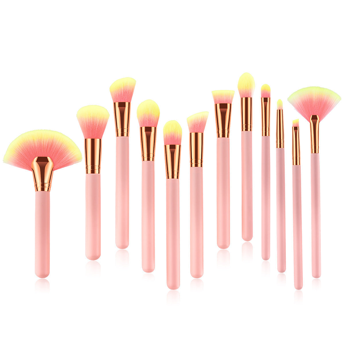 12pcs beauty makeup brushes LadyShow.Store