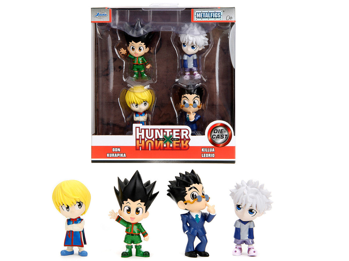 Set of 4 Diecast Figures "Hunter × Hunter" (2011-2014) TV Series "Metalfigs" Series Diecast Models by Jada LuxuryLifeWay Online Store