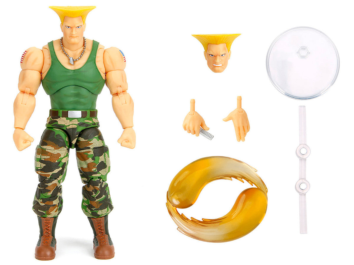 Guile 6" Moveable Figure with Accessories and Alternate Head and Hands "Ultra Street Fighter II: The Final Challengers" (2017) Video Game Model by Jada LuxuryLifeWay Online Store