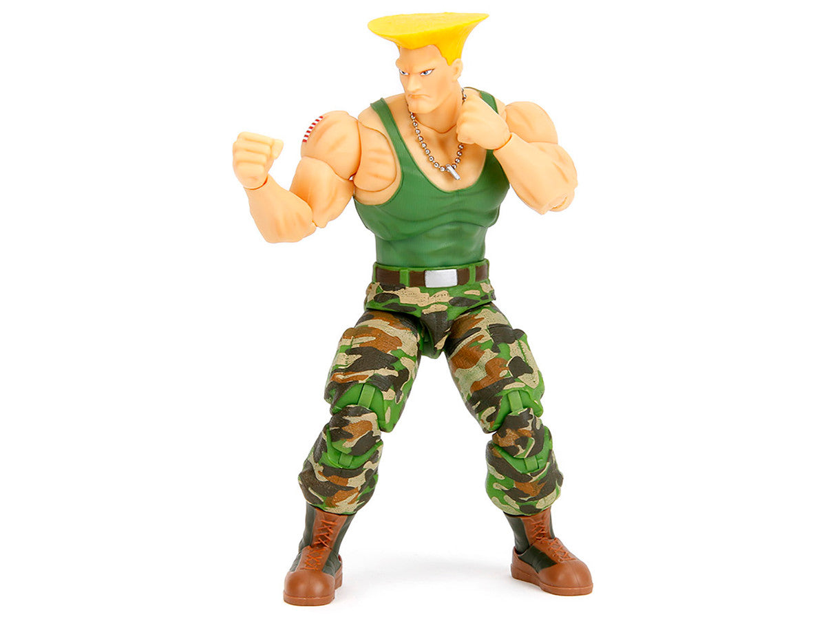 Guile 6" Moveable Figure with Accessories and Alternate Head and Hands "Ultra Street Fighter II: The Final Challengers" (2017) Video Game Model by Jada LuxuryLifeWay Online Store