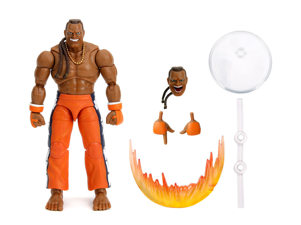 Dee Jay 6" Moveable Figure with Accessories and Alternate Head and Hands "Ultra Street Fighter II: The Final Challengers" (2017) Video Game Model by Jada LuxuryLifeWay Online Store