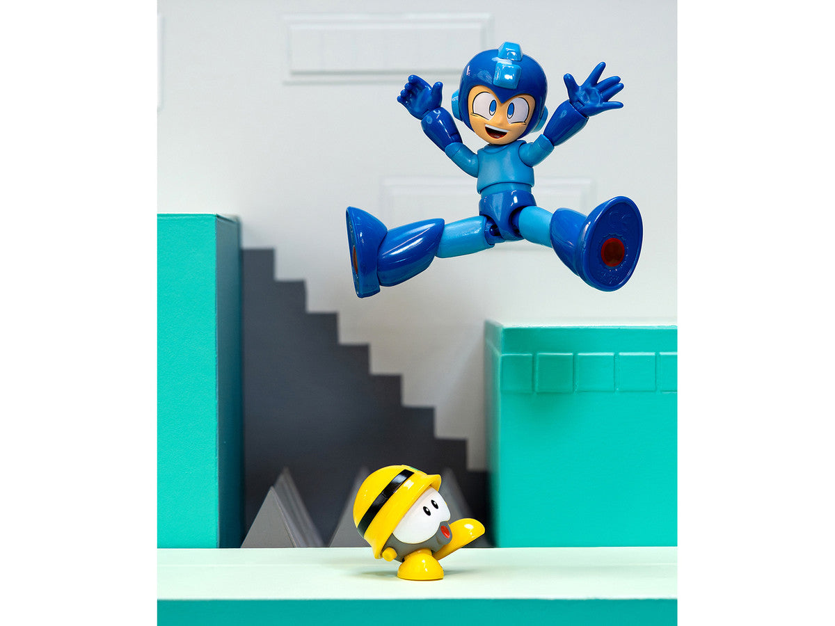 Mega Man 4.5" Moveable Figure (Deluxe Version) with Accessories and Alternate Head and Hands "Mega Man" (1987) Video Game Model by Jada LuxuryLifeWay Online Store