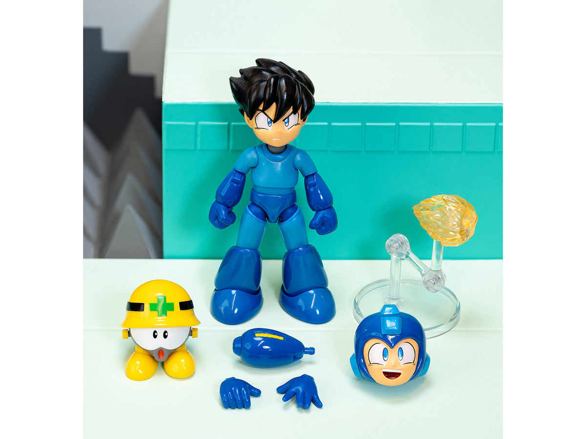 Mega Man 4.5" Moveable Figure (Deluxe Version) with Accessories and Alternate Head and Hands "Mega Man" (1987) Video Game Model by Jada LuxuryLifeWay Online Store