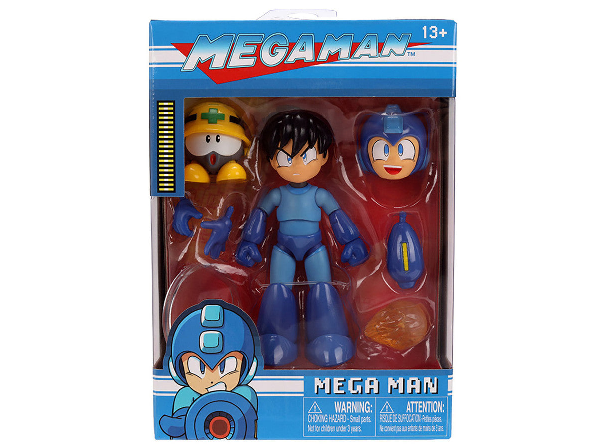 Mega Man 4.5" Moveable Figure (Deluxe Version) with Accessories and Alternate Head and Hands "Mega Man" (1987) Video Game Model by Jada LuxuryLifeWay Online Store